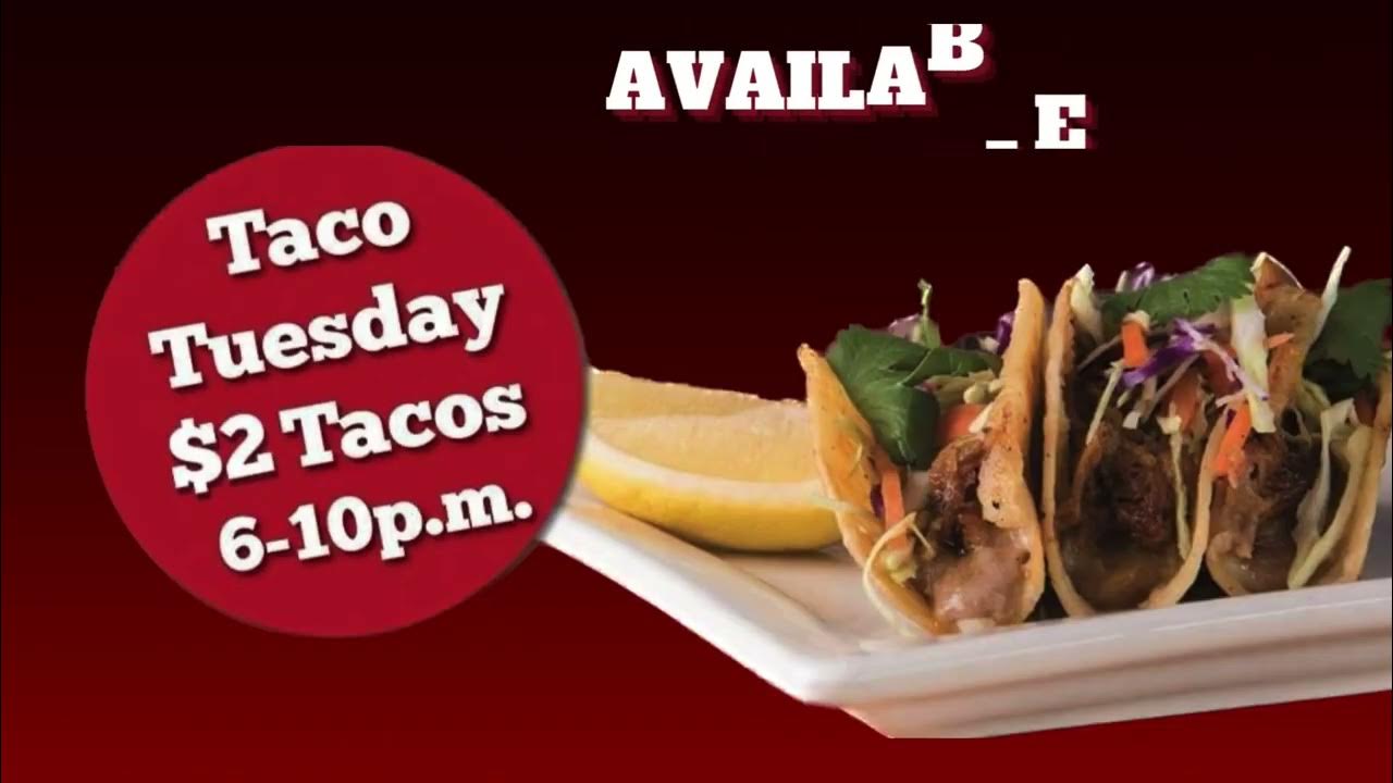 Press Box Sports Grill, Taco Tuesday YouTube
