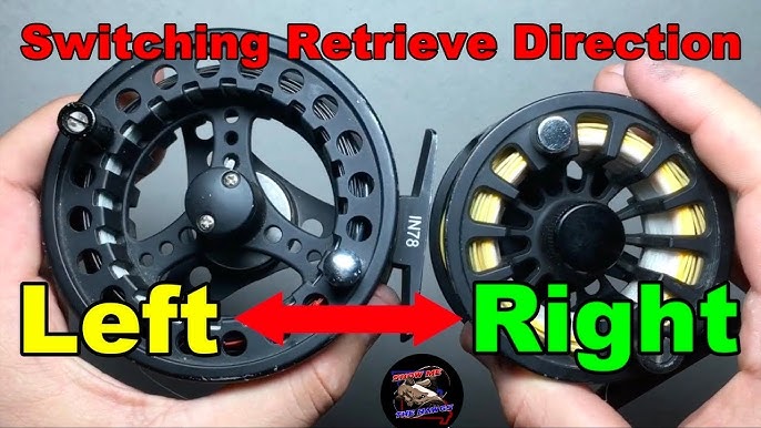 How to Change Fly Reel Retrieve Direction - Maxcatch Avid Series 