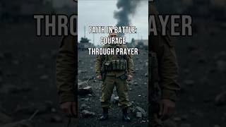 Faith in Battle Courage Through Prayer #bible #christianmotivation #shorts