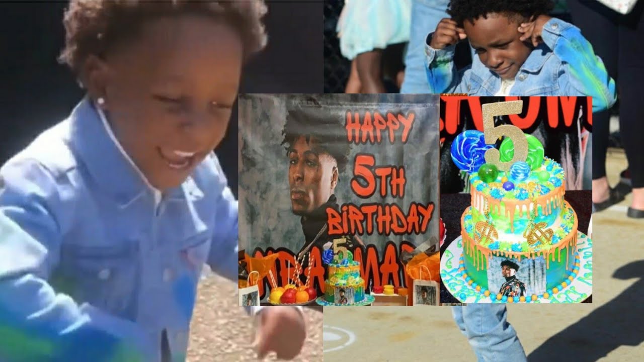 5 Year Old Kid Gets NBA Youngboy Themed Birthday …