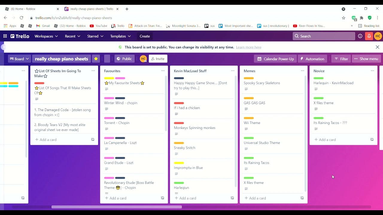 Tibit - unchain your Roblox Trello boards