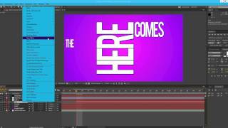 After Effects • Typography/pan out effect (pt 1 ) • Tutorial