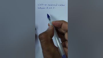 Irrational number between 2 and 3