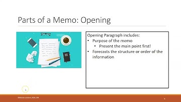 How to Write a Business Memo