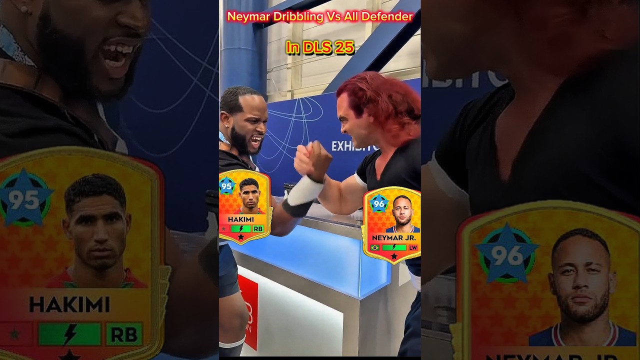 Neymar Dribbling  Vs All Defenders In Dls 25 ☠️🔥 