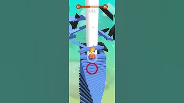 Stack ball rolling level 🎚️ 371 super fast finish support please #newvideo #gaming #games #editing