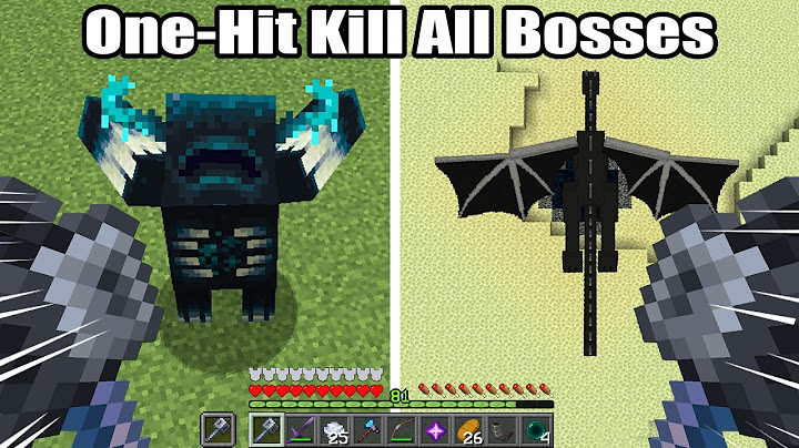 I Killed Every Boss in One Hit With the Mace in Minecraft Survival