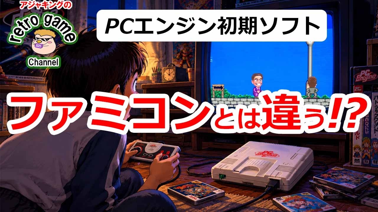 ファミコンとは違う！衝撃を受けたPCエンジン初期ゲーム - YouTube