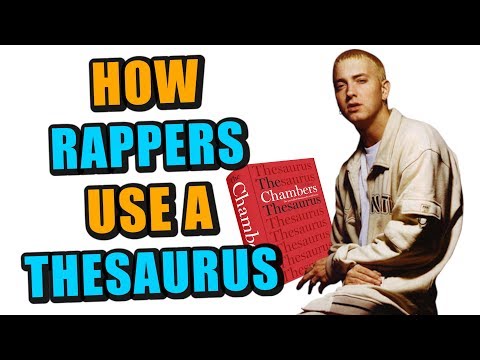 How Rappers Use A Thesaurus To Write Lyrics