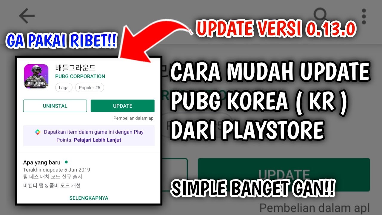 TERBARU!!! Update Cheat PUBGM v0.13.0 13-06-2019 by R.Y.G - 