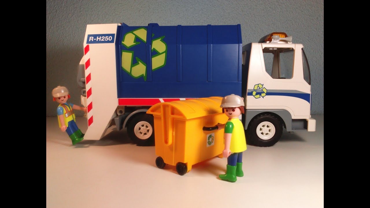 PLAYMOBIL City Recycling Truck Müllabfuhr Camion poubelle Camión de Basura  🗑️♻️ 70885 build & play 