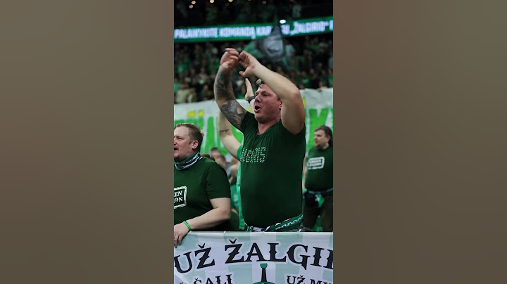 Best fans! #zalgiris