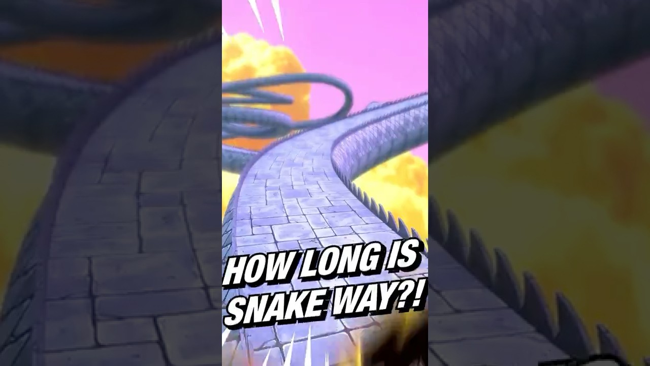 How Long is Snake Way in Dragon Ball Z? #goku #dragonball #dbz