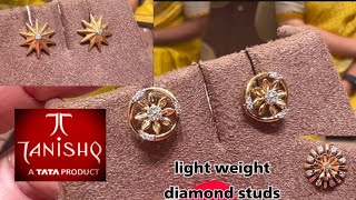 Tanishq Diamond Studs Starts at-10,000 /Daily were Earrings/Diamond Earrings/Tanishq studs/Deeya