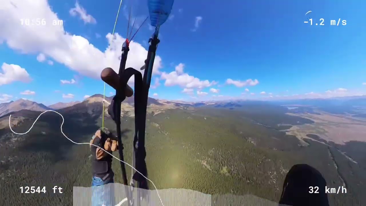 Paragliding from Mt Elbert