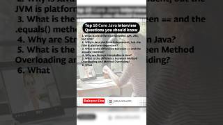 Top 10 Core Java Interview Questions #java #programming
