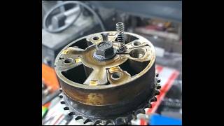 Intake cam gear rattle pen spring mod