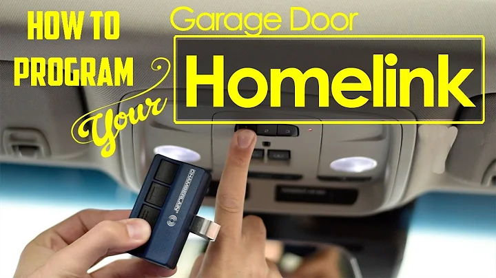 HOW TO: Program Universal Home Remote aka HomeLink garage door opener in your vehicle.