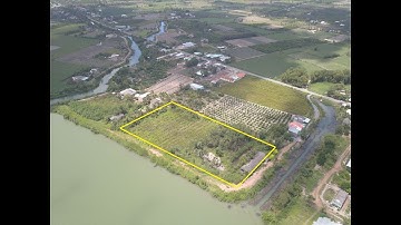 Bán đất mặt tiền sông Vàm Cỏ Đông đẹp hiếm có, thích hợp nghỉ dưỡng hoặc làm cảng