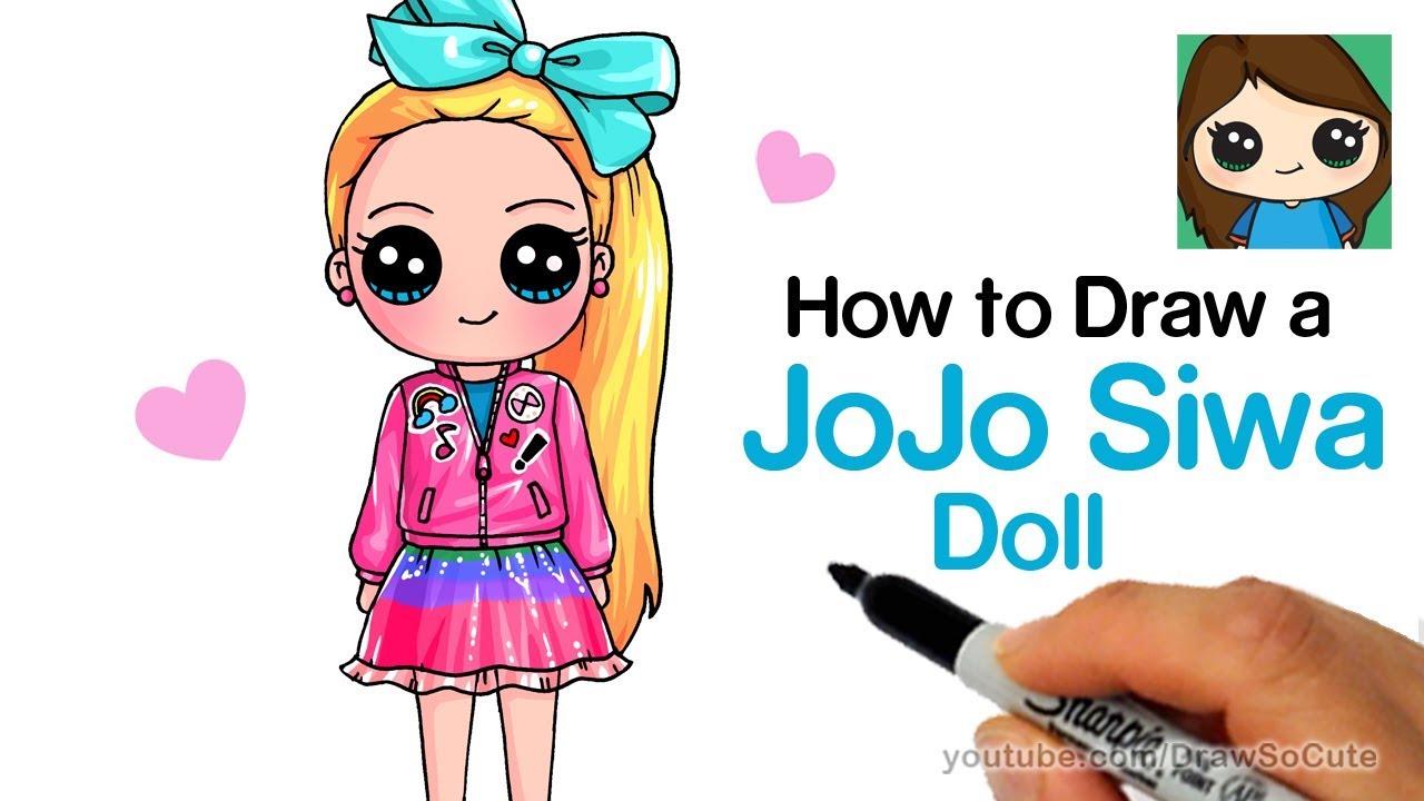 Great How To Draw Jojo Siwa in the year 2023 Don t miss out | howdrawart3