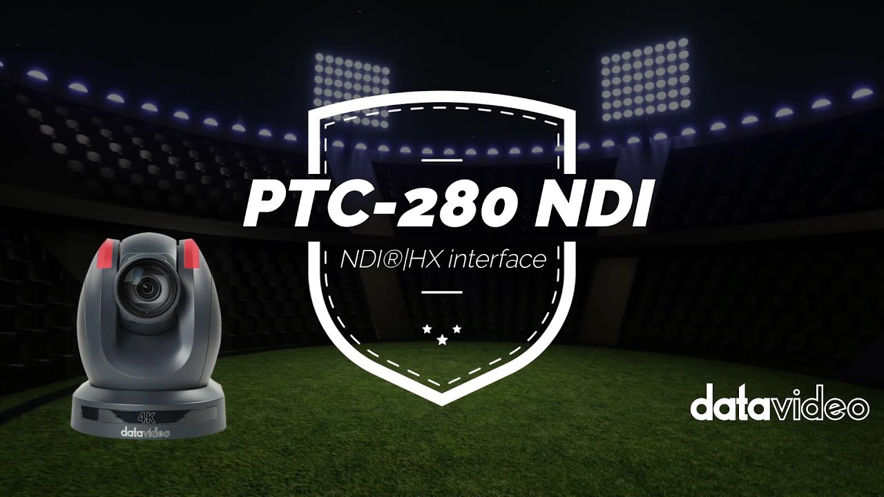 📢 Introducing: 4K NDI PTZ Camera | Datavideo PTC-280NDI