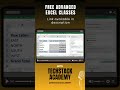 Advanced Excel Course: 10 Hidden Tricks You Didn’t Know 😲 | Techstack #shortvideo