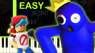 Friday Night Funkin' VS Rainbow Friends - EASY Piano Tutorial screenshot 5