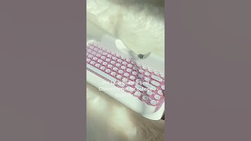 ZYQM Retro typewriter mechanical wireless keyboard (link in the bio)