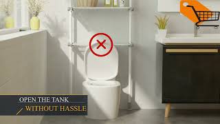 Best ALLZONE Bathroom Organizer Over The Toilet Storage Daily Deal Shop