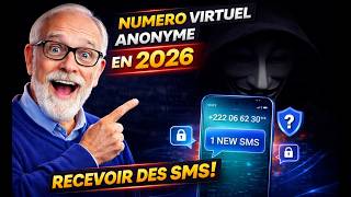 Avoir une NUMERO de TELEPHONE virtuel anonyme pour recevoir TES SMS en 2026 screenshot 1