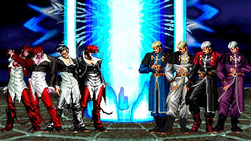[KOF Mugen] Orochi Iori Team vs Goenitz Team