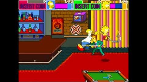 The Simpsons Arcade Co-op Part 4: The Terrible Tavern