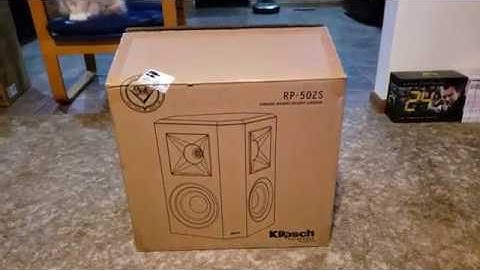 Klipsch rp-502s(unboxing)