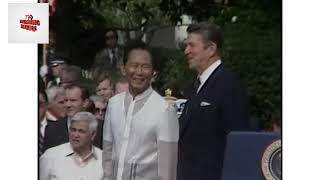 State Visit Philippines, President Reagan and President Marcos#TRENDING VIDEOS🔥