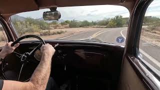 1934 Ford Model 40 Deluxe Coupe Walk Around and Drive