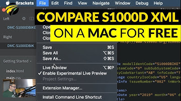 Compare S1000D XML on a MAC for FREE