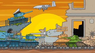 Zombie Hordes Attack | Cartoons about Tanks