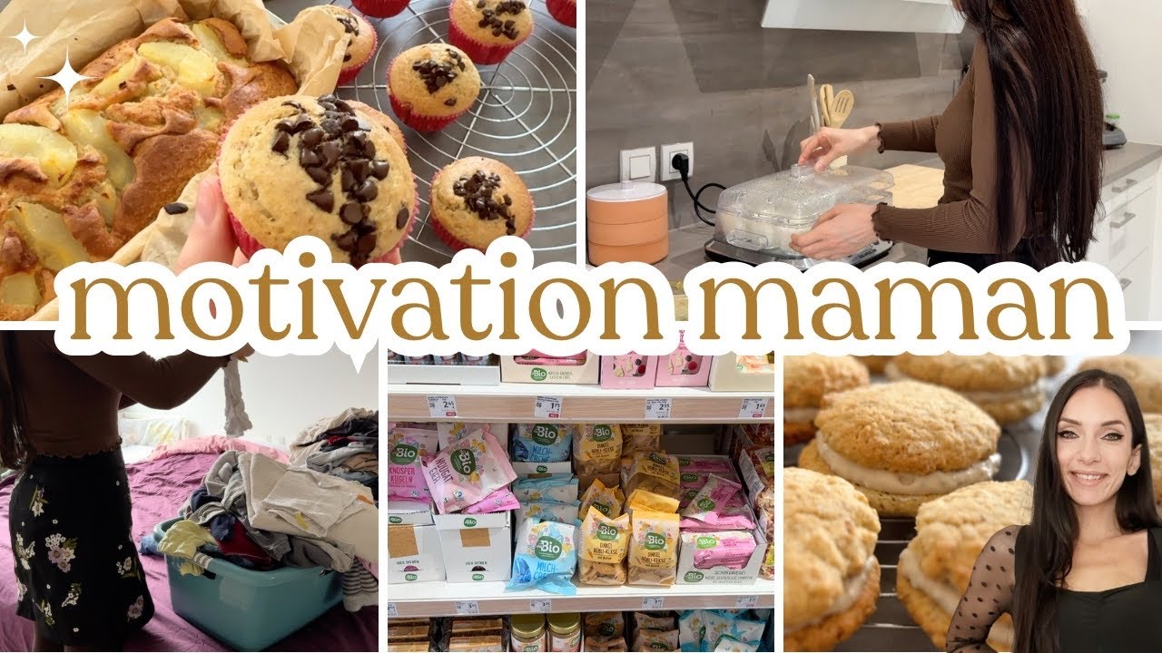 Cuisine, entretien, retour de courses 🌸 🌼 Maman de 4