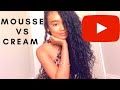 Should You Use Mousse Or Cream on 3 A Hair | FT Shea Moisture Coconut and Hibiscus Frizz-Free Mousse