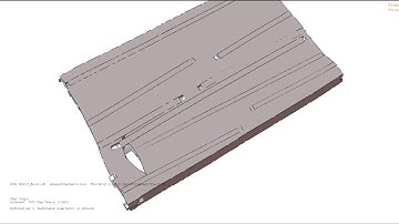 Short fiber RVE tensile failure