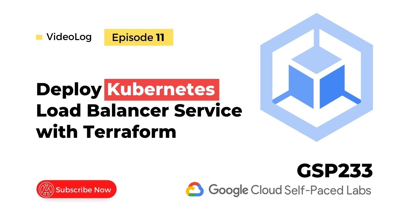 Ep-11 Deploy Kubernetes Load Balancer Service with Terraform | GSP233 ...