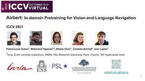 [ICCV2021]  Airbert: In-domain Pretraining for Vision-and-Language Navigation