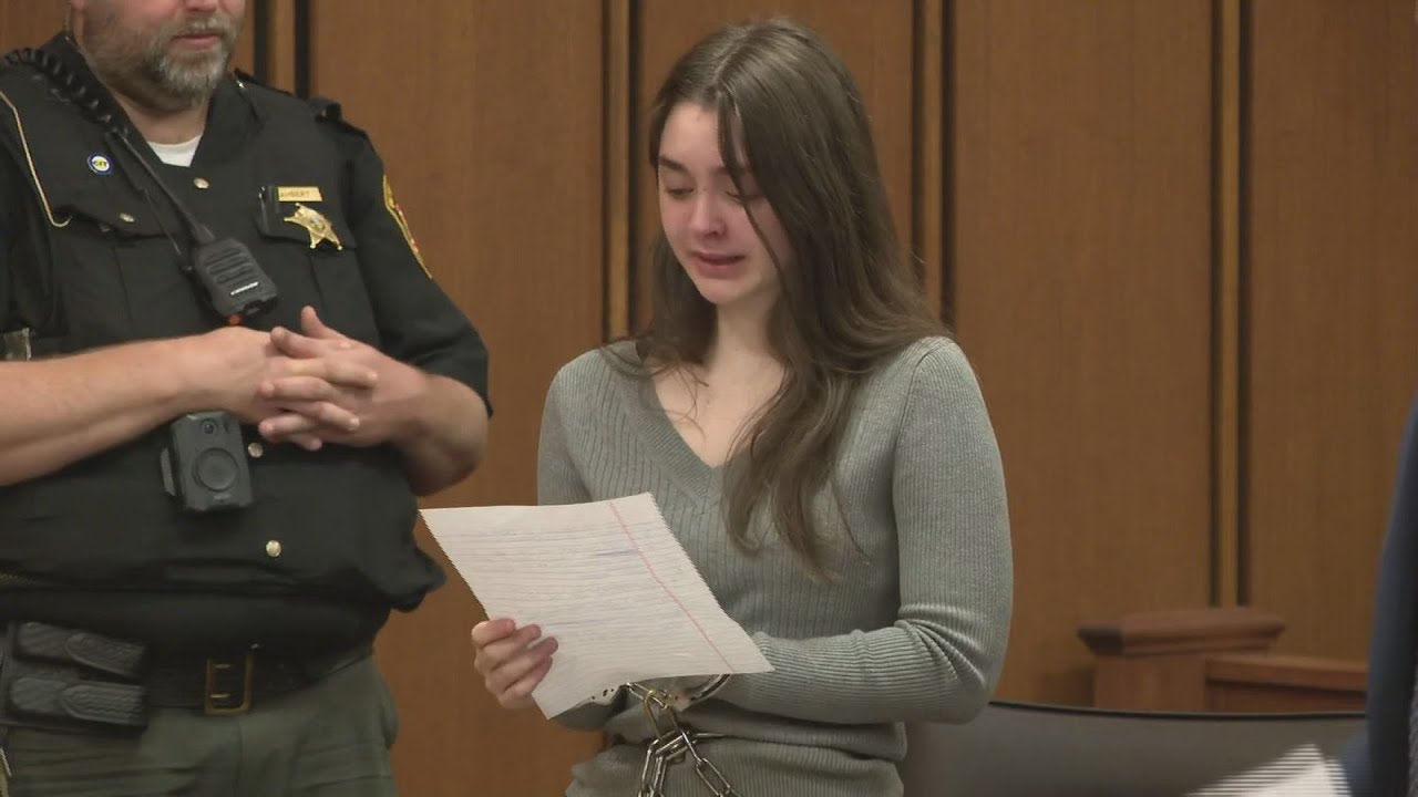 ⁣Mackenzie Shirilla speaks in court before being sentenced 15 years to life in Strongsville crash