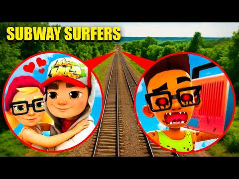 мой дрон снял ФРЕШ.EXE vs ДЖЕЙКА + ТРИКИ SUBWAY SURFERS в Реальной Жизни!