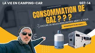 S07E14 ✅ 🏆MA CONSOMMATION DE GAZ 👍 Famille LEFEBVRE #camping  #nomade   #vanlife