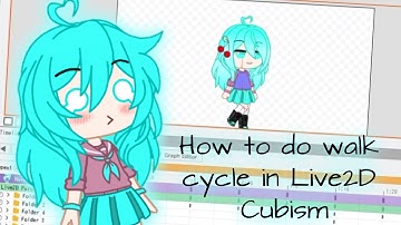 How i make Walk Cycle in Live2D cubism + Tutorial