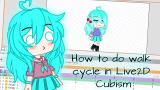 How i make Walk Cycle in Live2D cubism + Tutorial