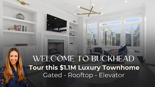 Buckhead Luxury Townhome | Fully Furnished Option, Elevator, Rooftop Terrace