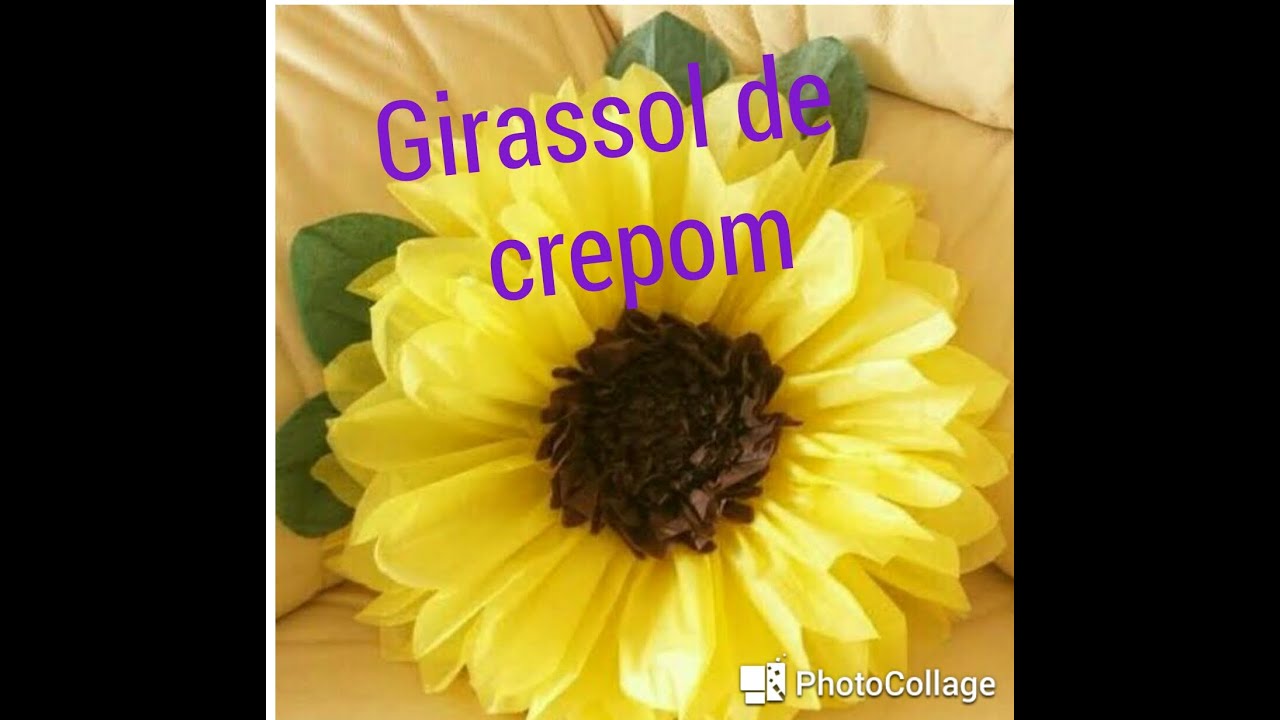 GIRASSOL DE PAPEL CREPOM - thptnganamst.edu.vn