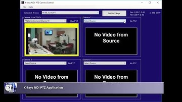 X-keys Five Minute Friday - X-keys NDI PTZ application